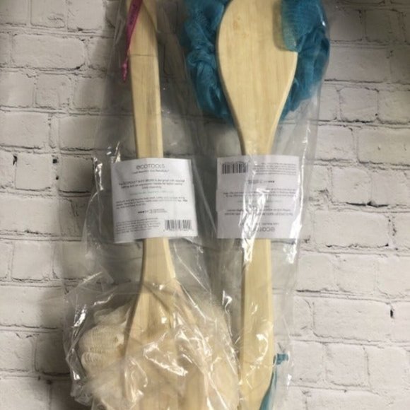 2 Pack Ecotools EcoPouf Bath Brush - Picture 2 of 4